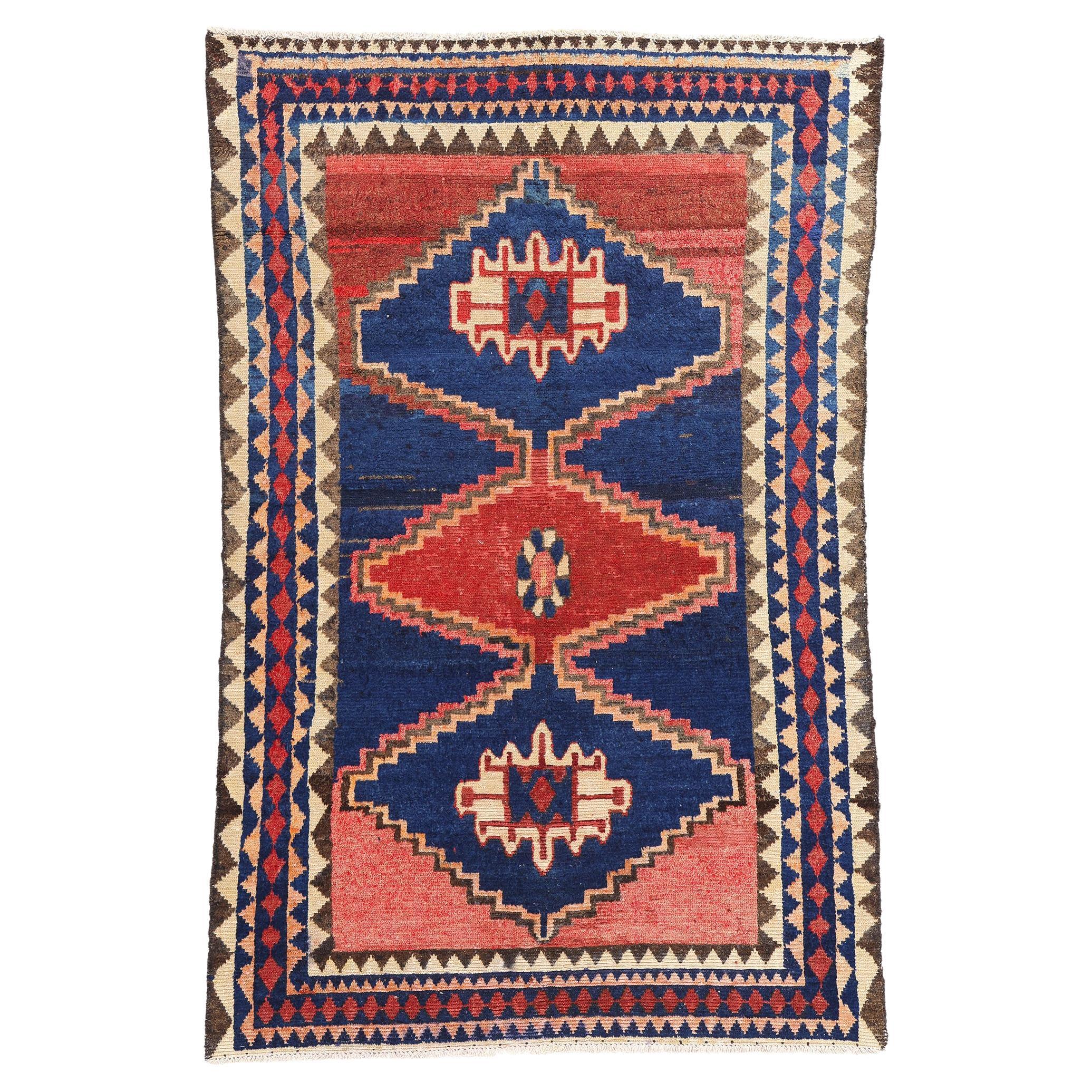 Tapis persan Lori Diamond vintage