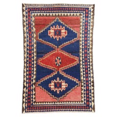 Vintage Persian Lori Diamond Carpet