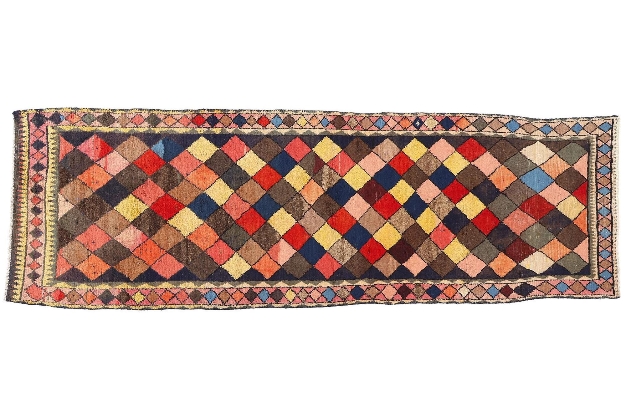 Tapis persan Lori Harlequin Diamond des années 1960 en vente 2