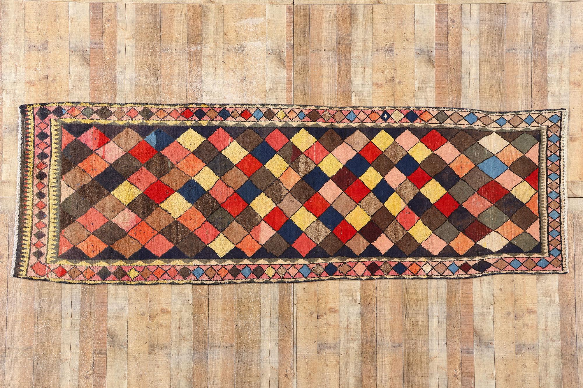 Tapis persan Lori Harlequin Diamond des années 1960 en vente 1