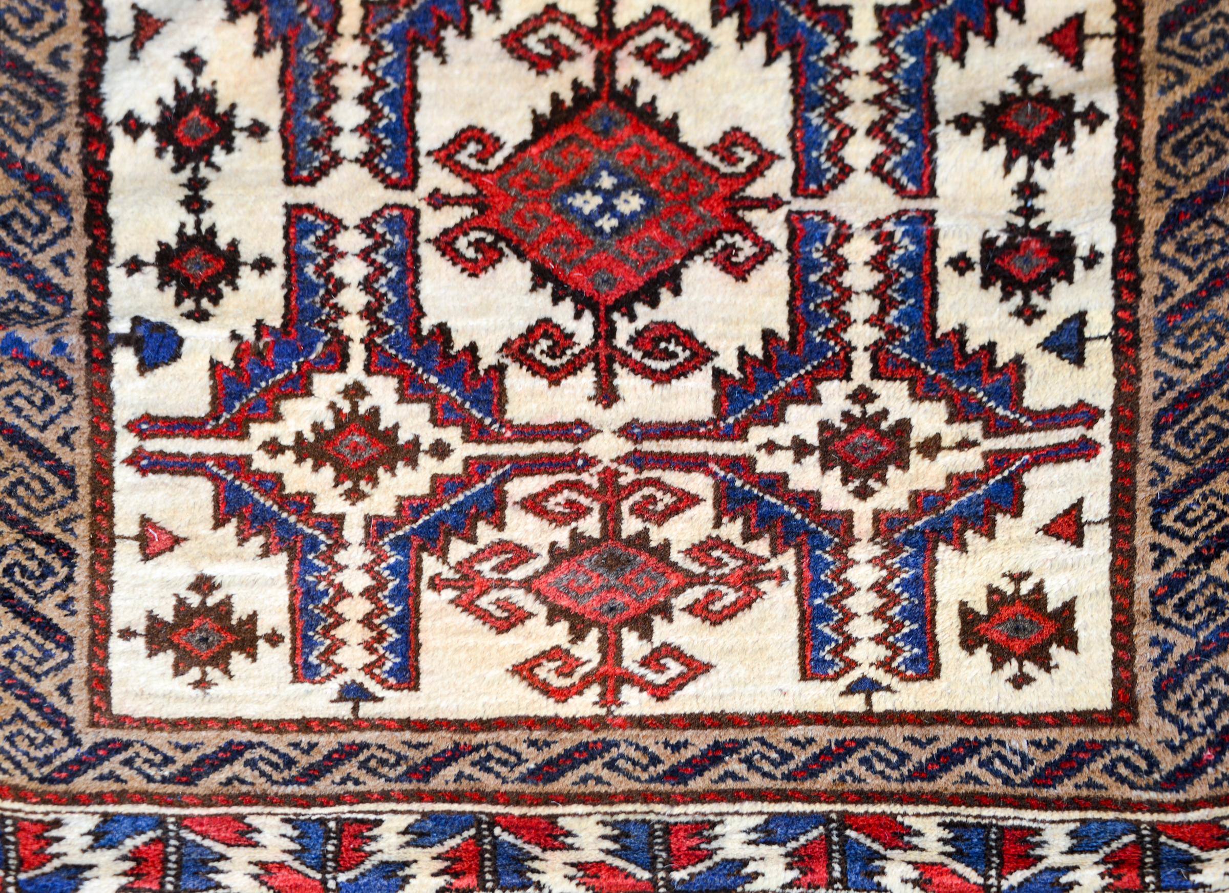 Wool Vintage Persian Lori Rug For Sale