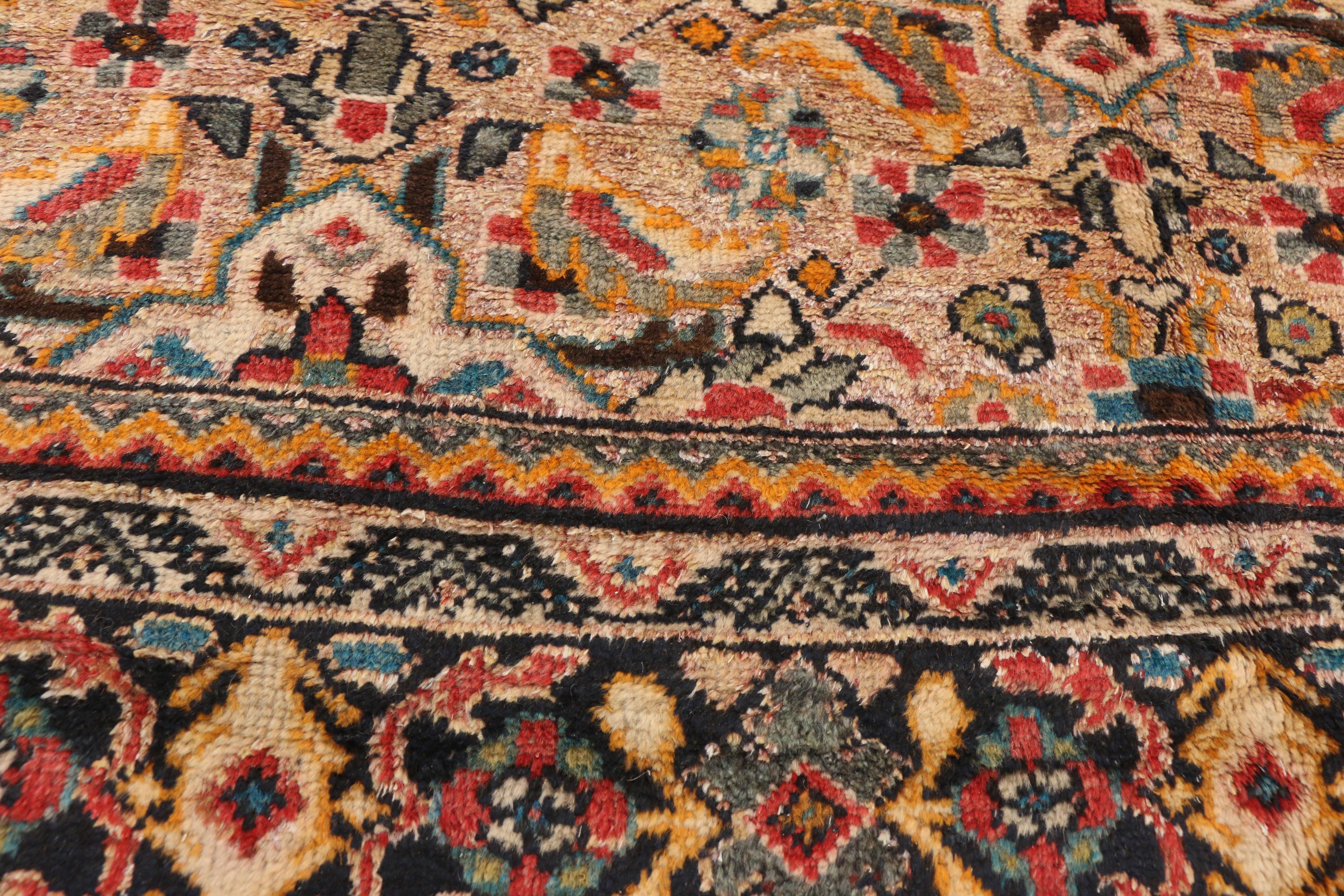 Persischer Mahal-Teppich im eklektisch-modernen nordwestlichen Stil (Handgeknüpft) im Angebot