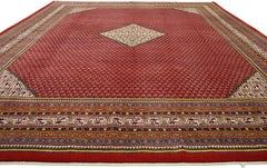 Vintage Persian Mahal Area Rug with Traditional Style