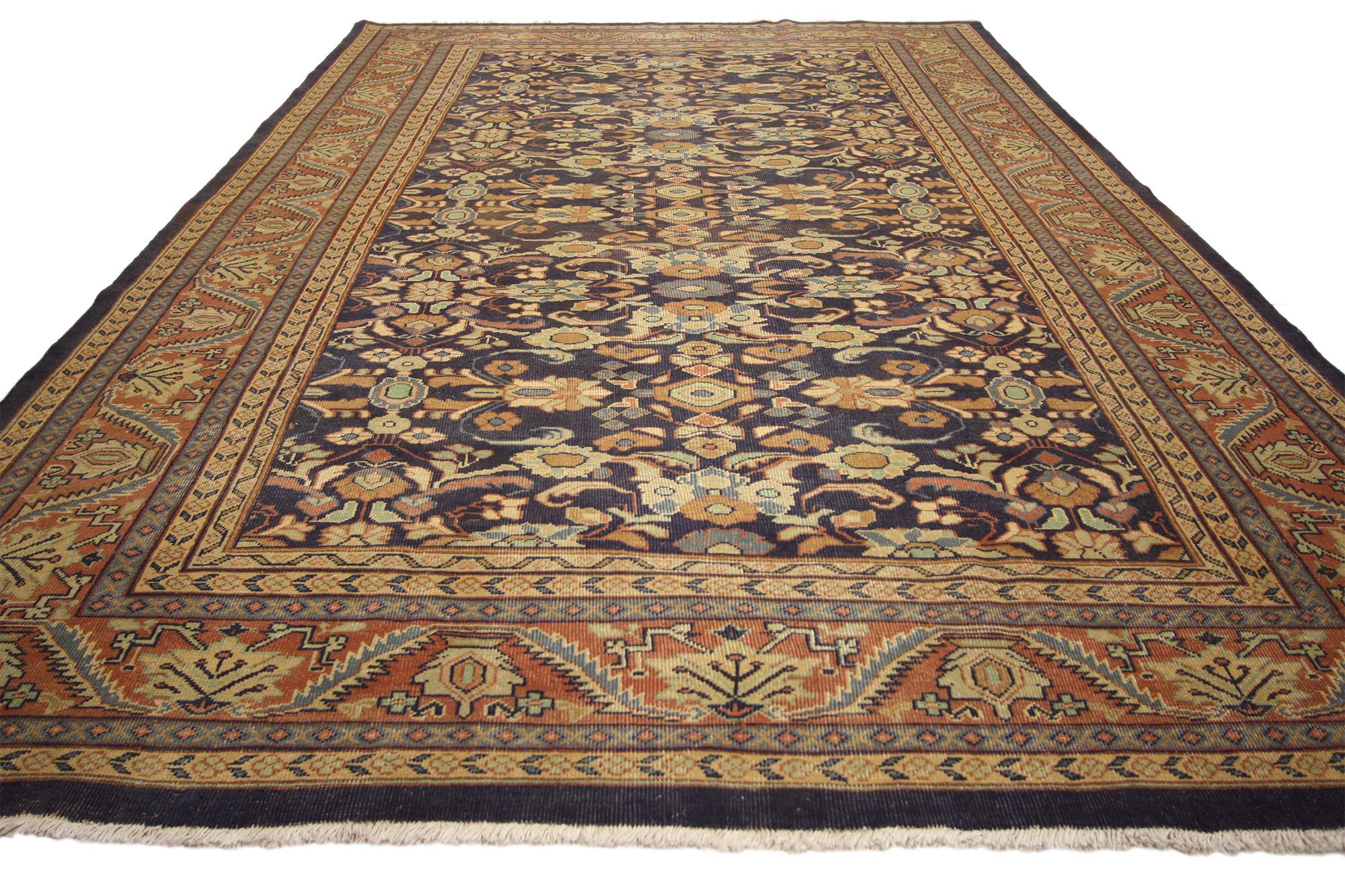 Persischer Mahal-Teppich aus den 1930er Jahren im traditionellen Stil (Sultanabad) im Angebot
