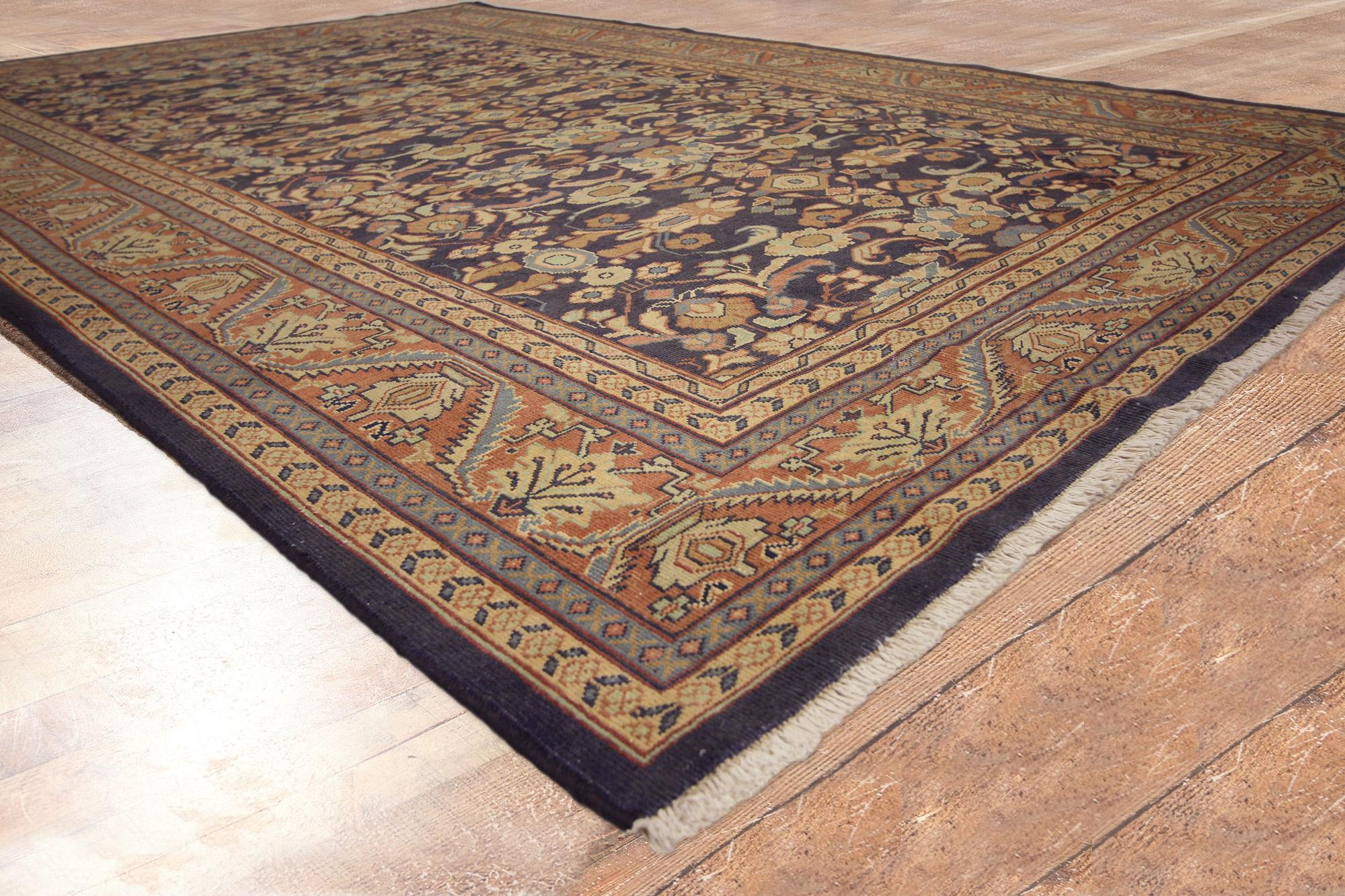 Persischer Mahal-Teppich aus den 1930er Jahren im traditionellen Stil (Wolle) im Angebot