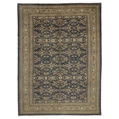 Tapis persan vintage de style traditionnel anglais avec Mahal