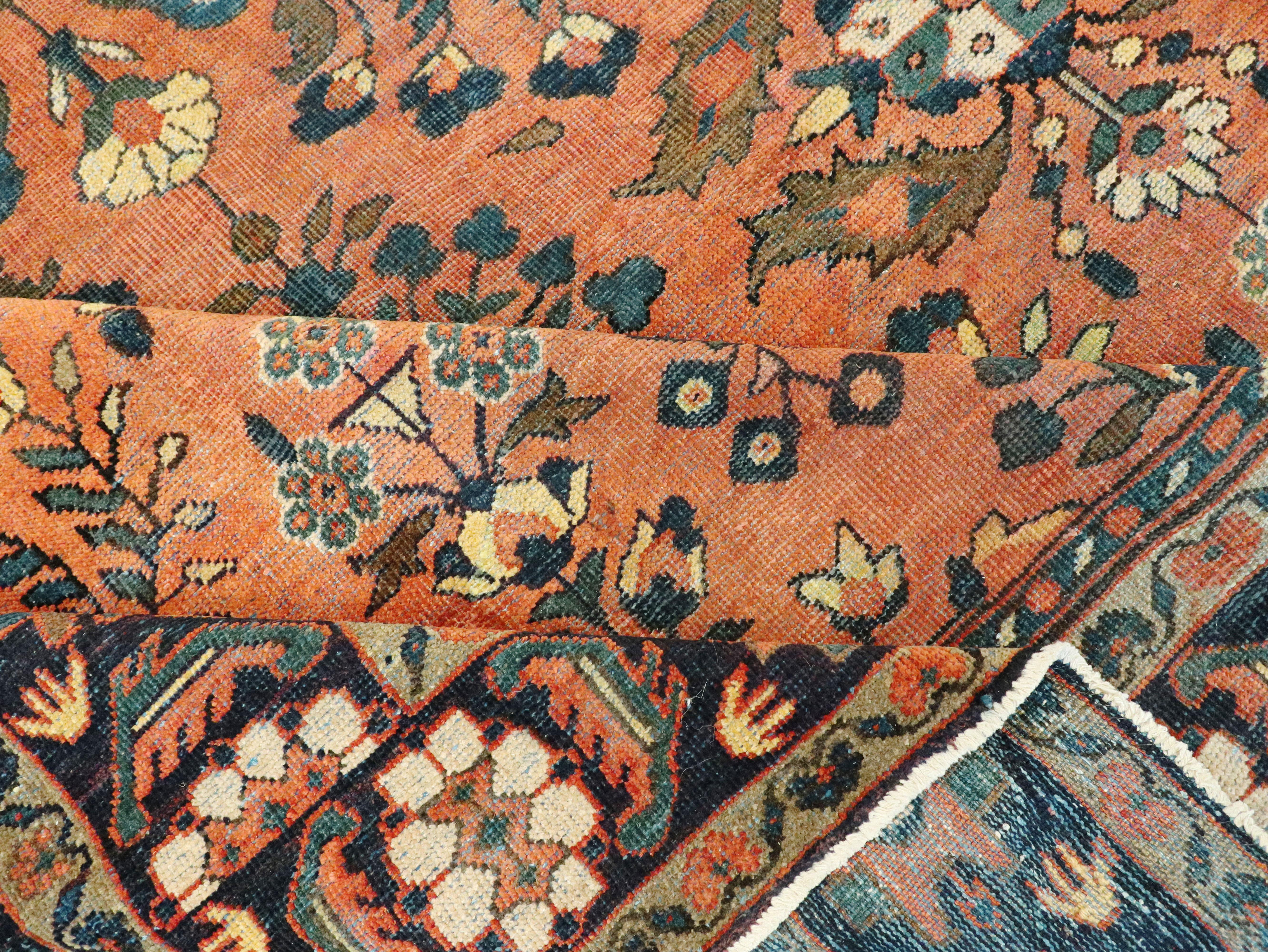 Vintage Persian Mahal Carpet 3
