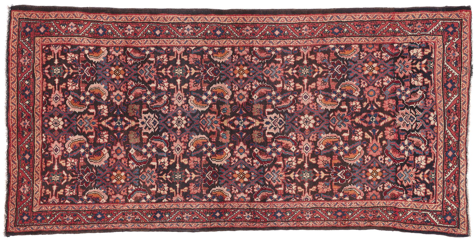 Persischer Mahal-Teppich im Vintage-Stil im Angebot 3