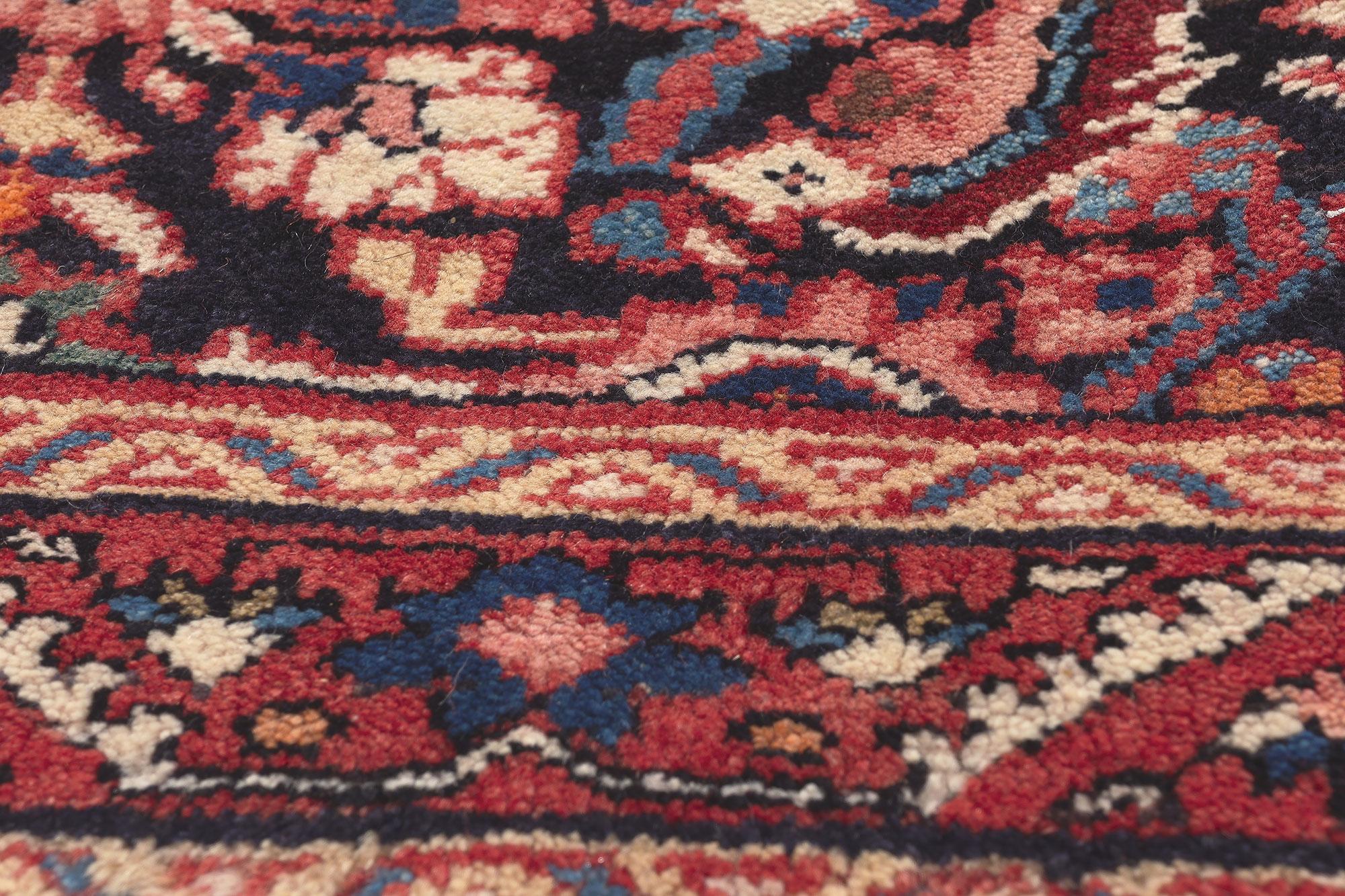 Persischer Mahal-Teppich im Vintage-Stil im Zustand „Gut“ im Angebot in Dallas, TX