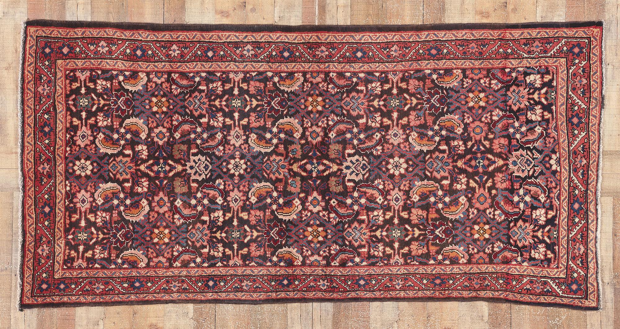 Persischer Mahal-Teppich im Vintage-Stil im Angebot 2