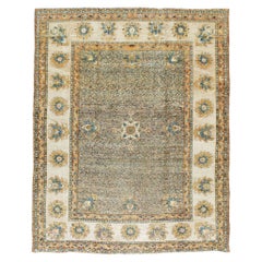 Vintage Persian Mahal 'End of Day' Room Size Rug
