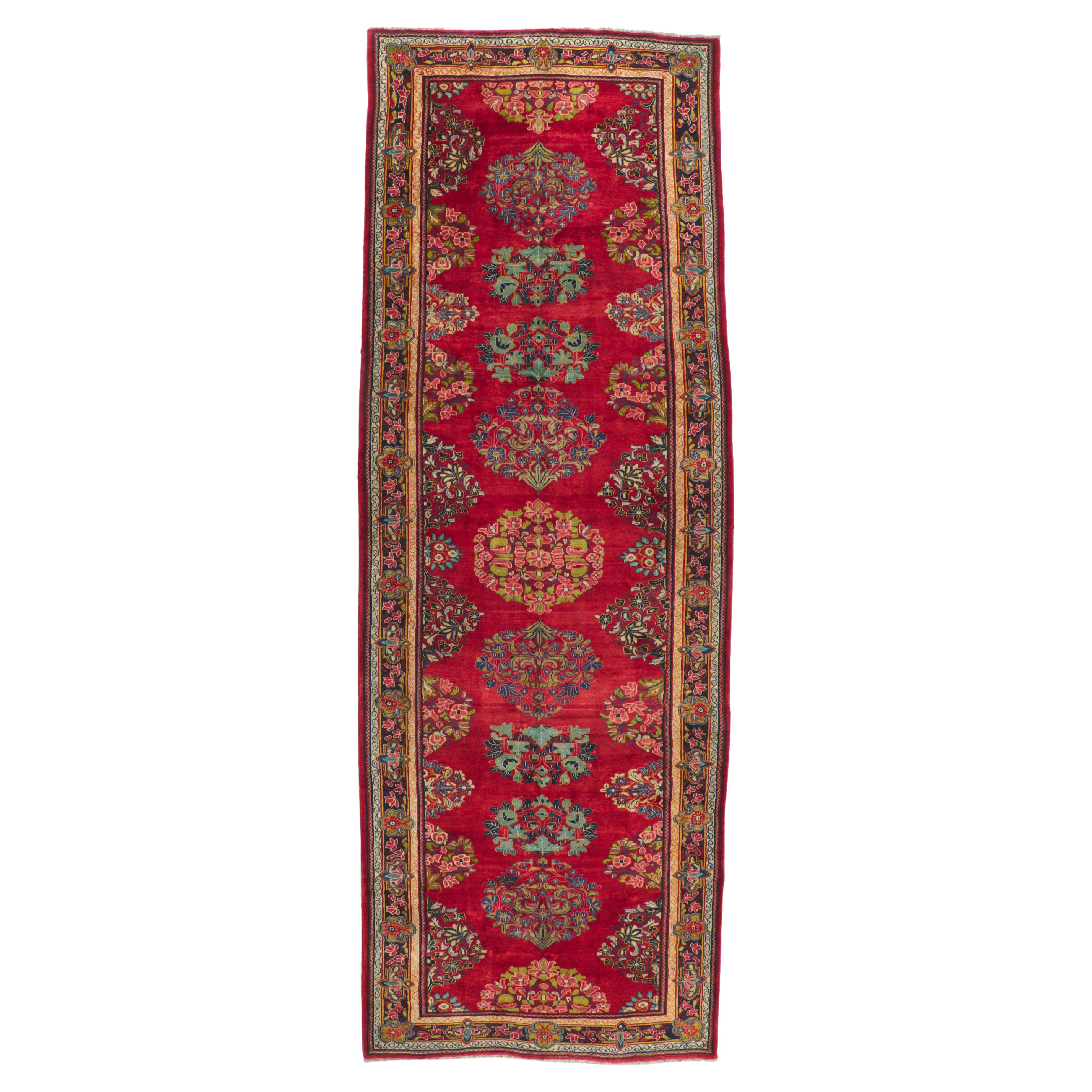 Vintage Persian Mahal Gallery Rug For Sale