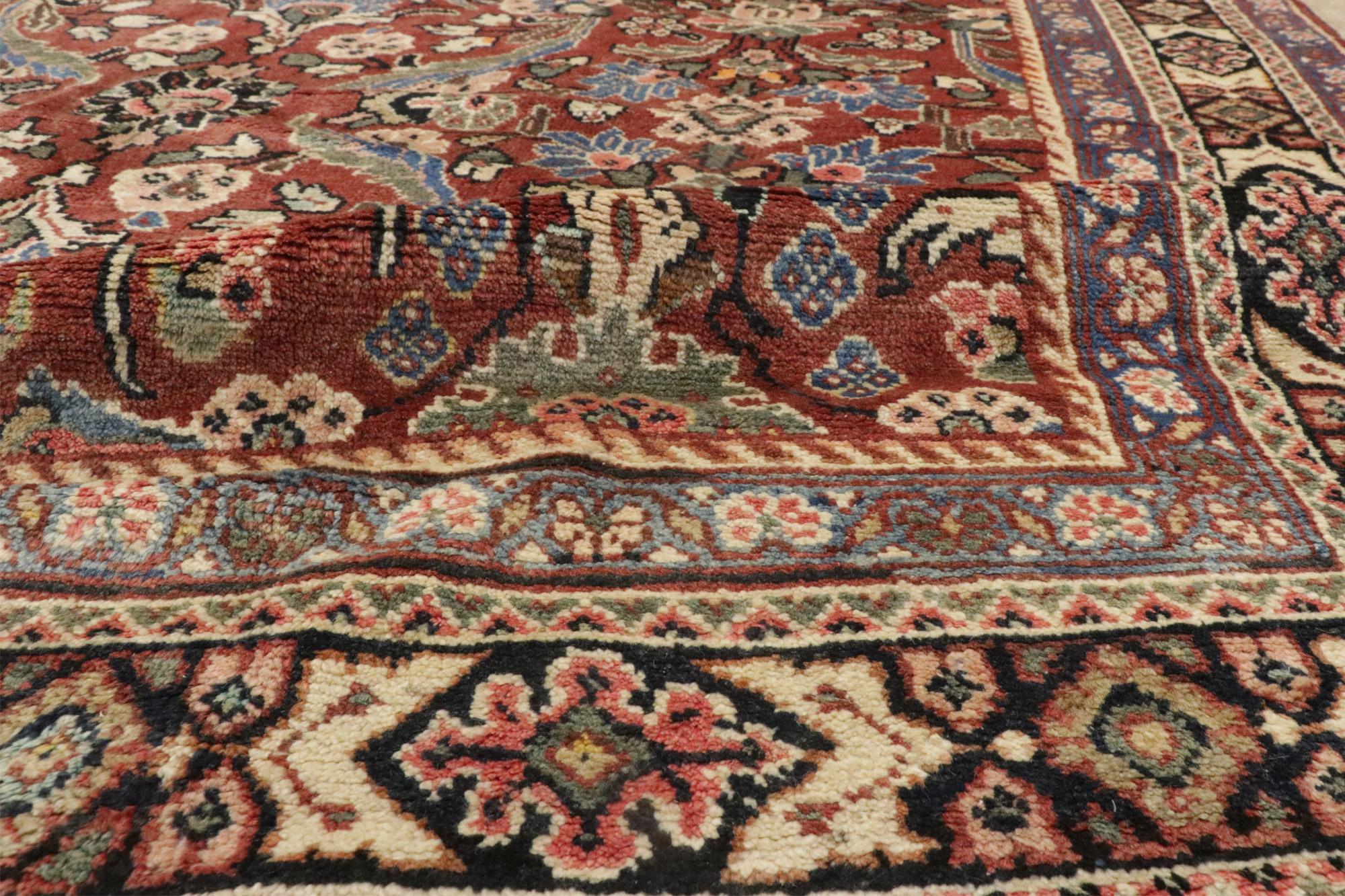 1960's Persian Mahal Rug with Traditional Style For Sale 7