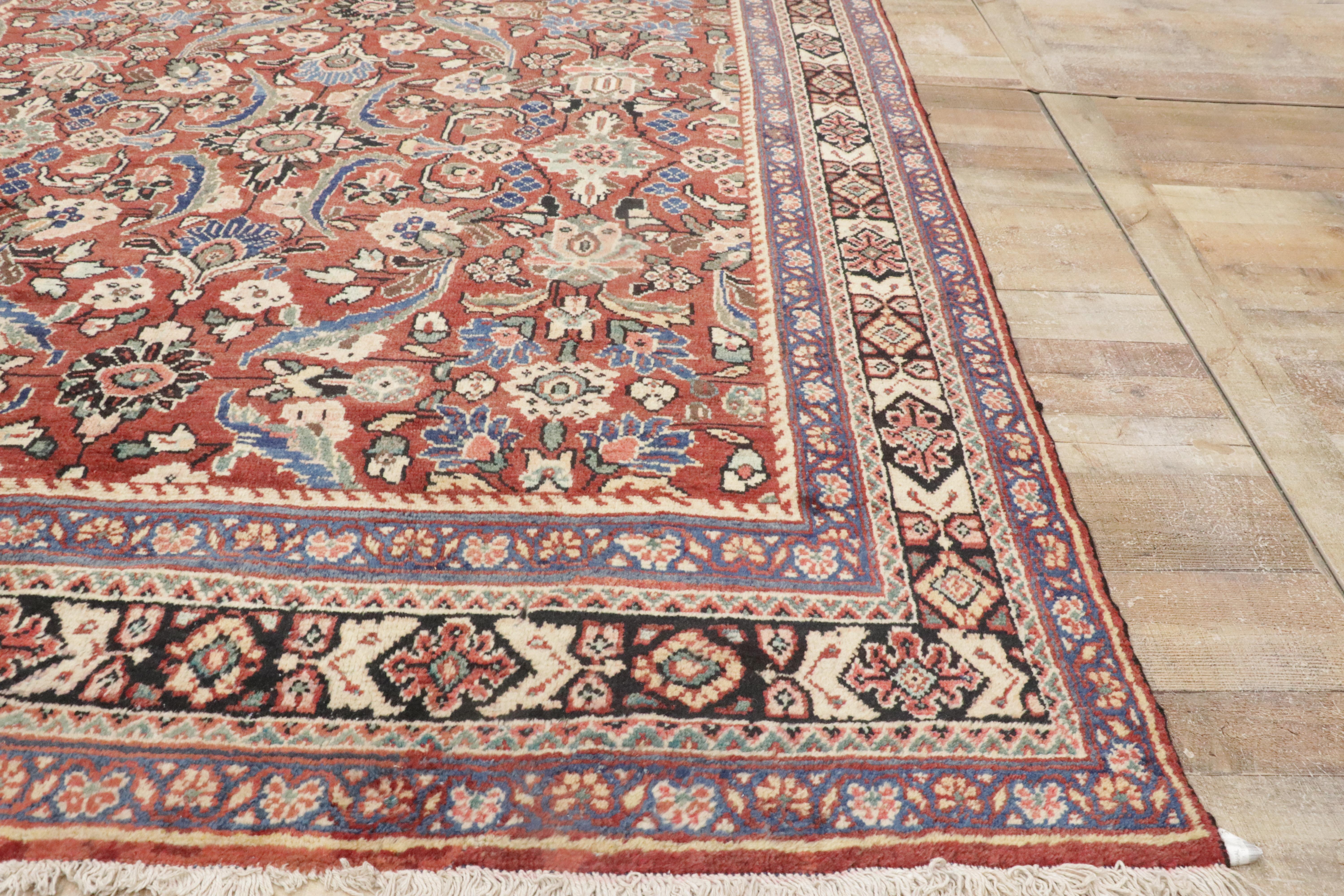 1960's Persian Mahal Rug with Traditional Style For Sale 10