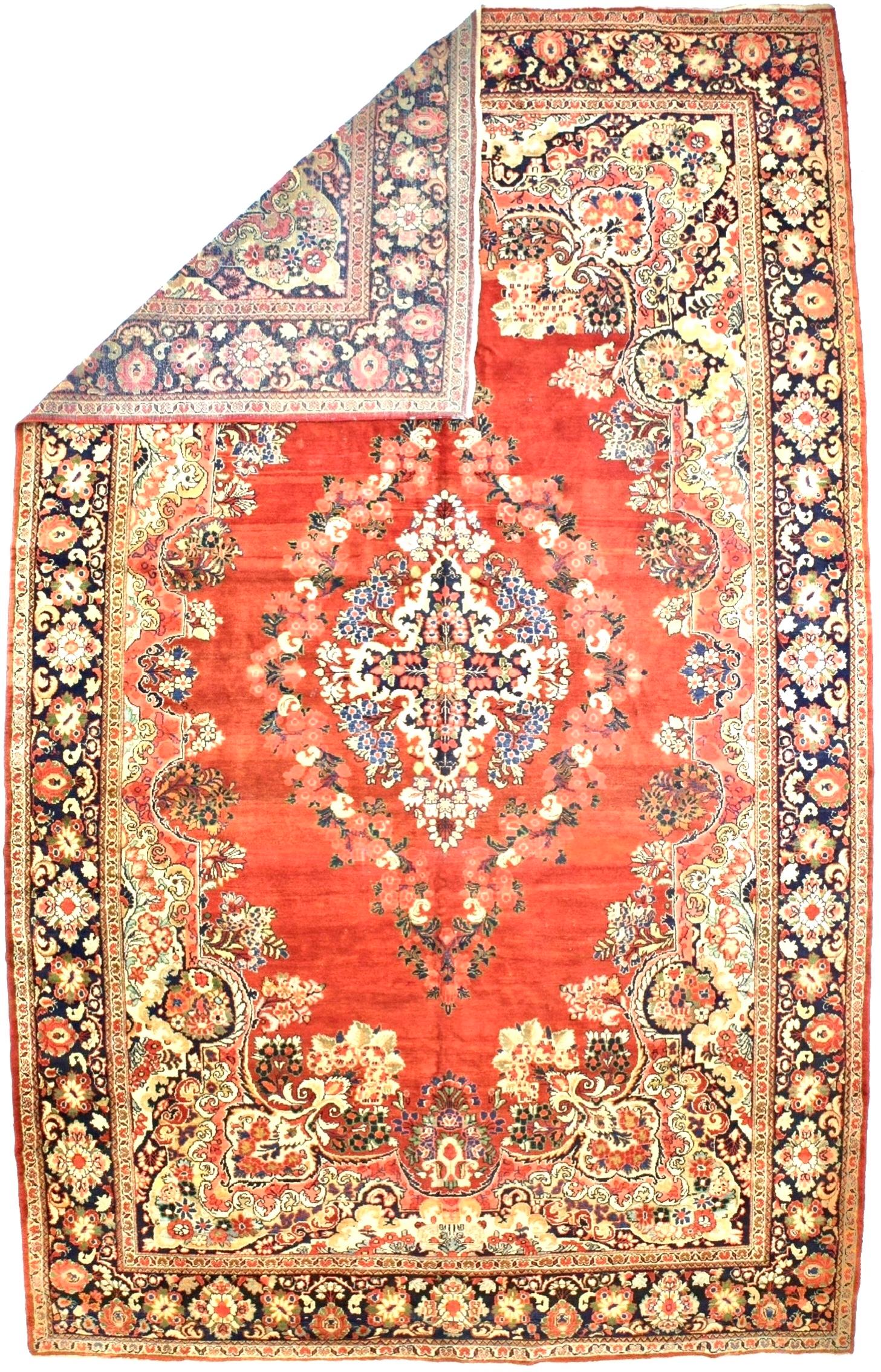 Vintage Persisch Mahal Teppich 10'10