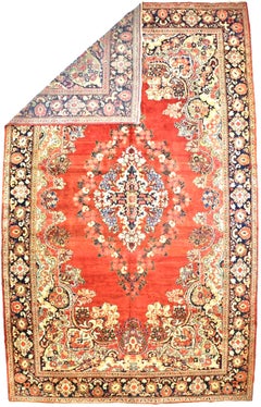 Vintage Persian Mahal Rug 10’10” x 17’7”