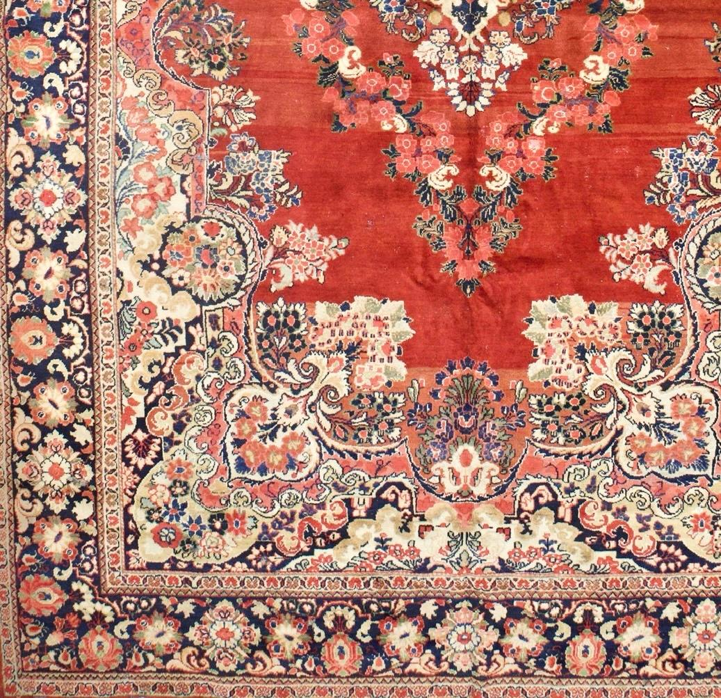 Vintage Persisch Mahal Teppich 10'10 x 17'7 (20. Jahrhundert) im Angebot