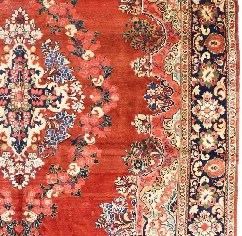 Vintage Persisch Mahal Teppich 10'10 x 17'7 im Angebot 1