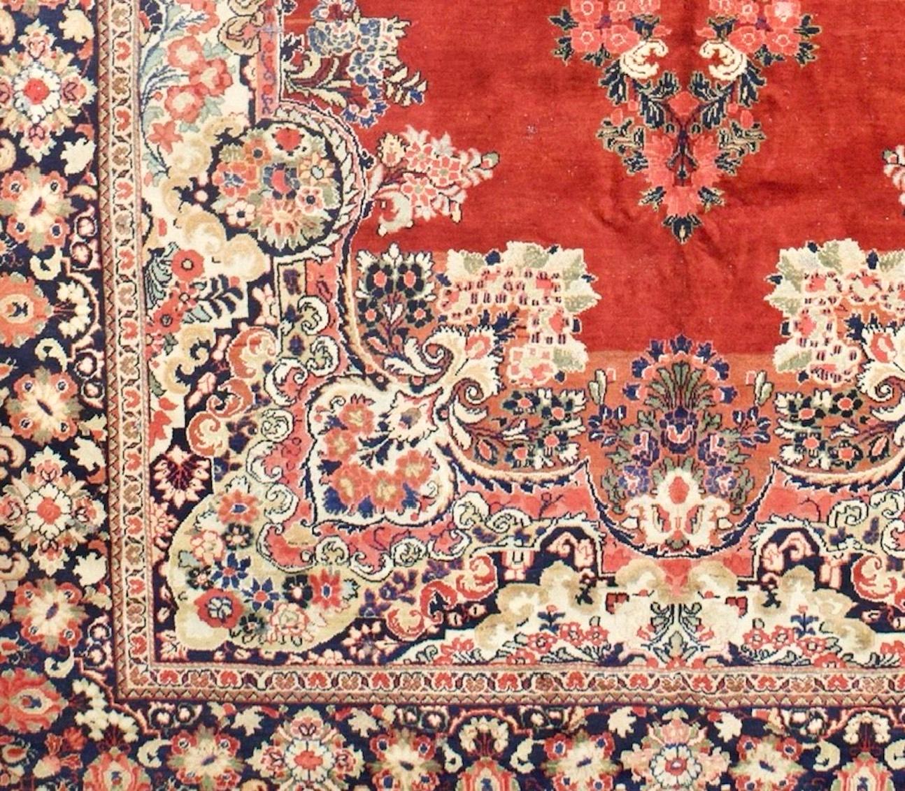 Vintage Persisch Mahal Teppich 10'10 x 17'7 im Angebot 2