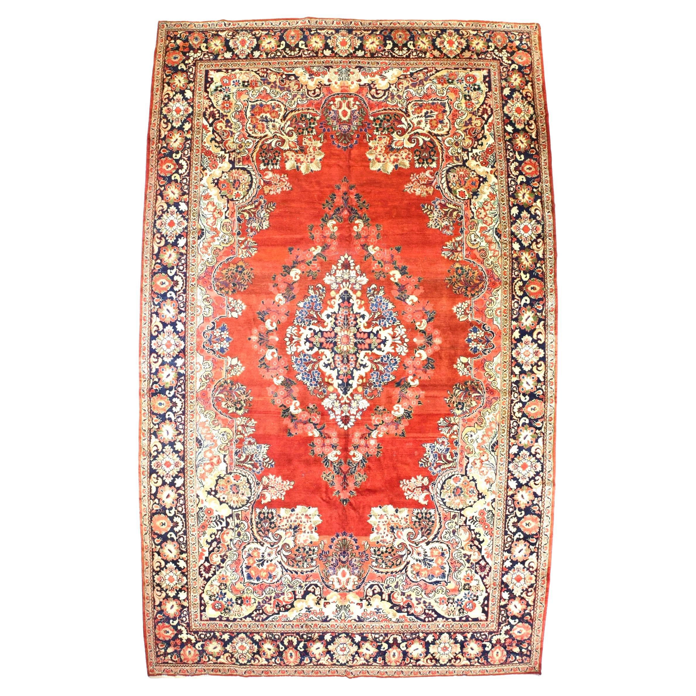 Vintage Persisch Mahal Teppich 10'10 x 17'7 im Angebot