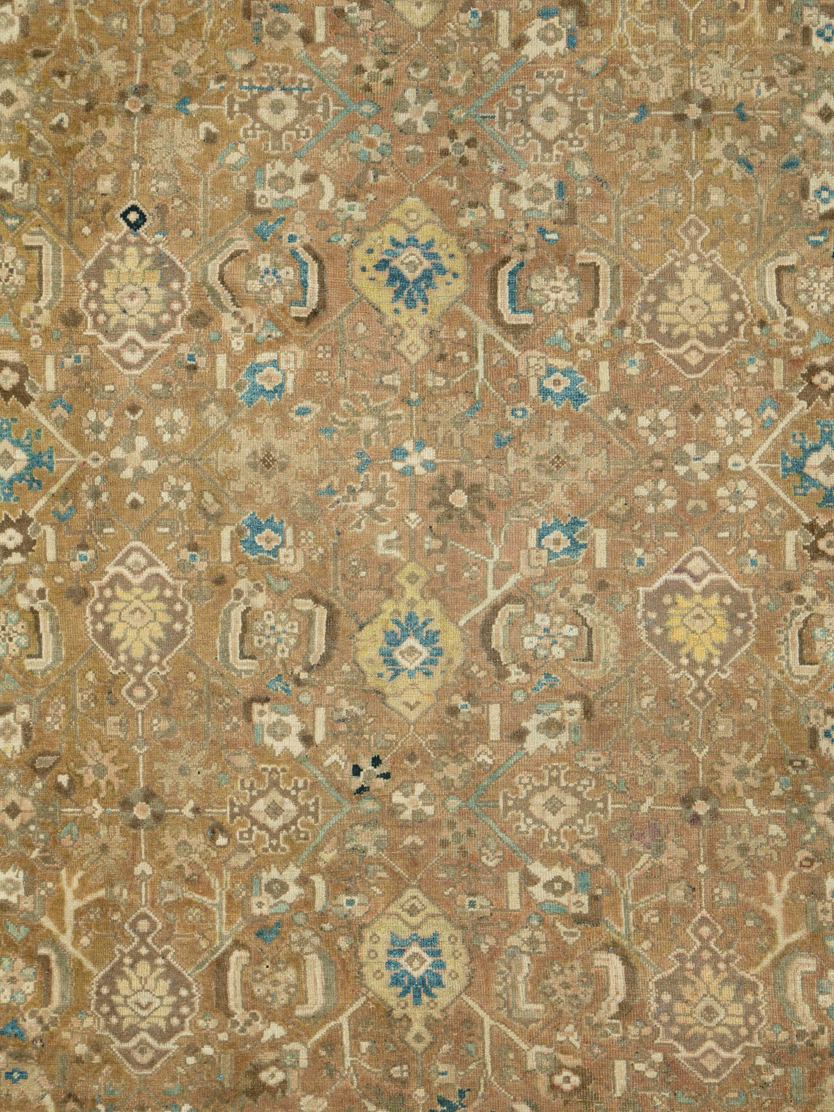 A vintage Persian Mahal rug from the mid-20th century.