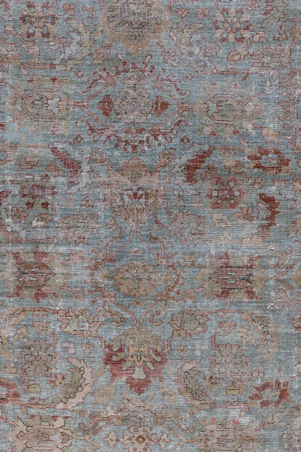 Age: second quarter of the 20th century 

Pile: low

Wear Notes: 3

Material: Wool on cotton 

Vintage rugs are made by hand over the course of months, sometimes years. Their imperfections and wear are evidence of the hard working human hands that