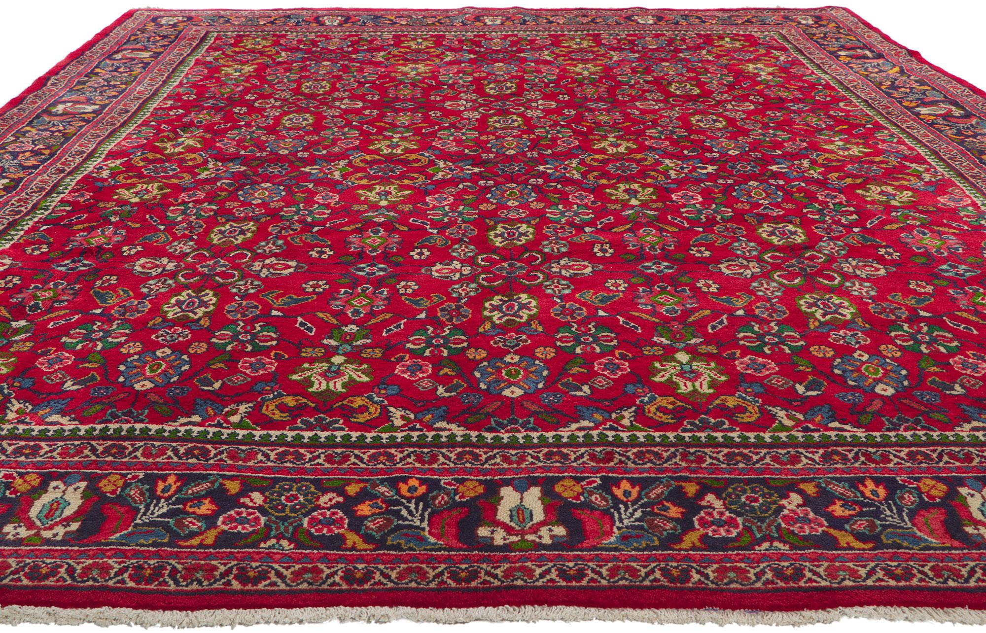 Tabriz Vintage Persian Mahal Rug For Sale