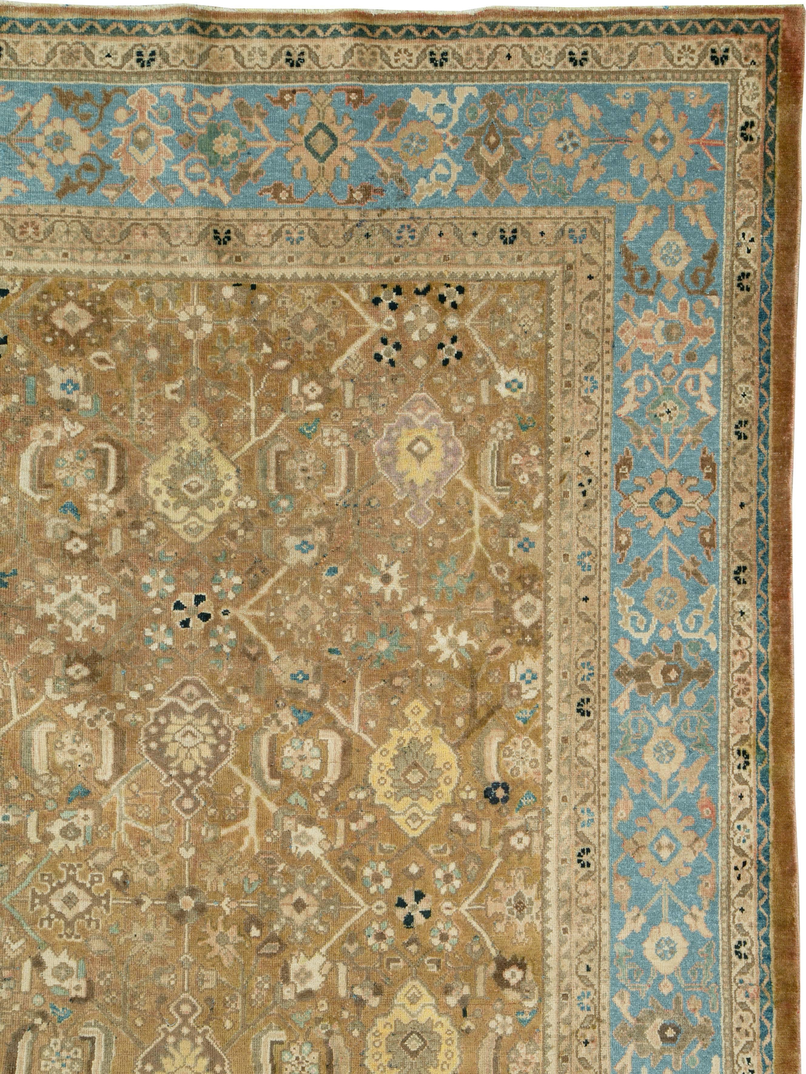 Sultanabad Vintage Persian Mahal Rug