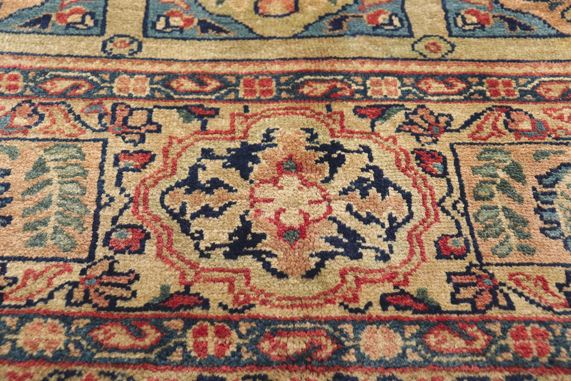 Wool Vintage Persian Mahal Rug For Sale