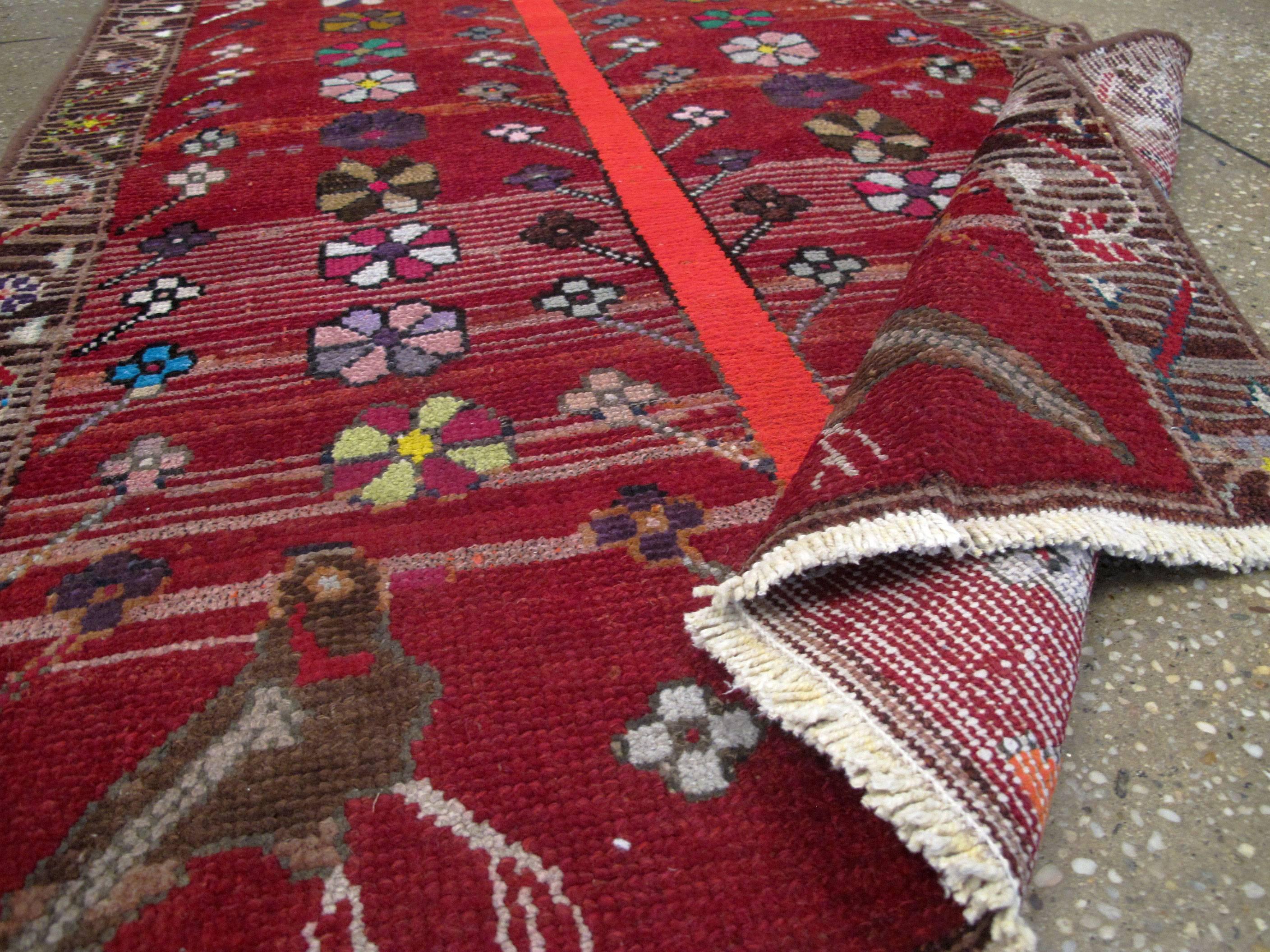 Vintage Persian Mahal Rug For Sale 1