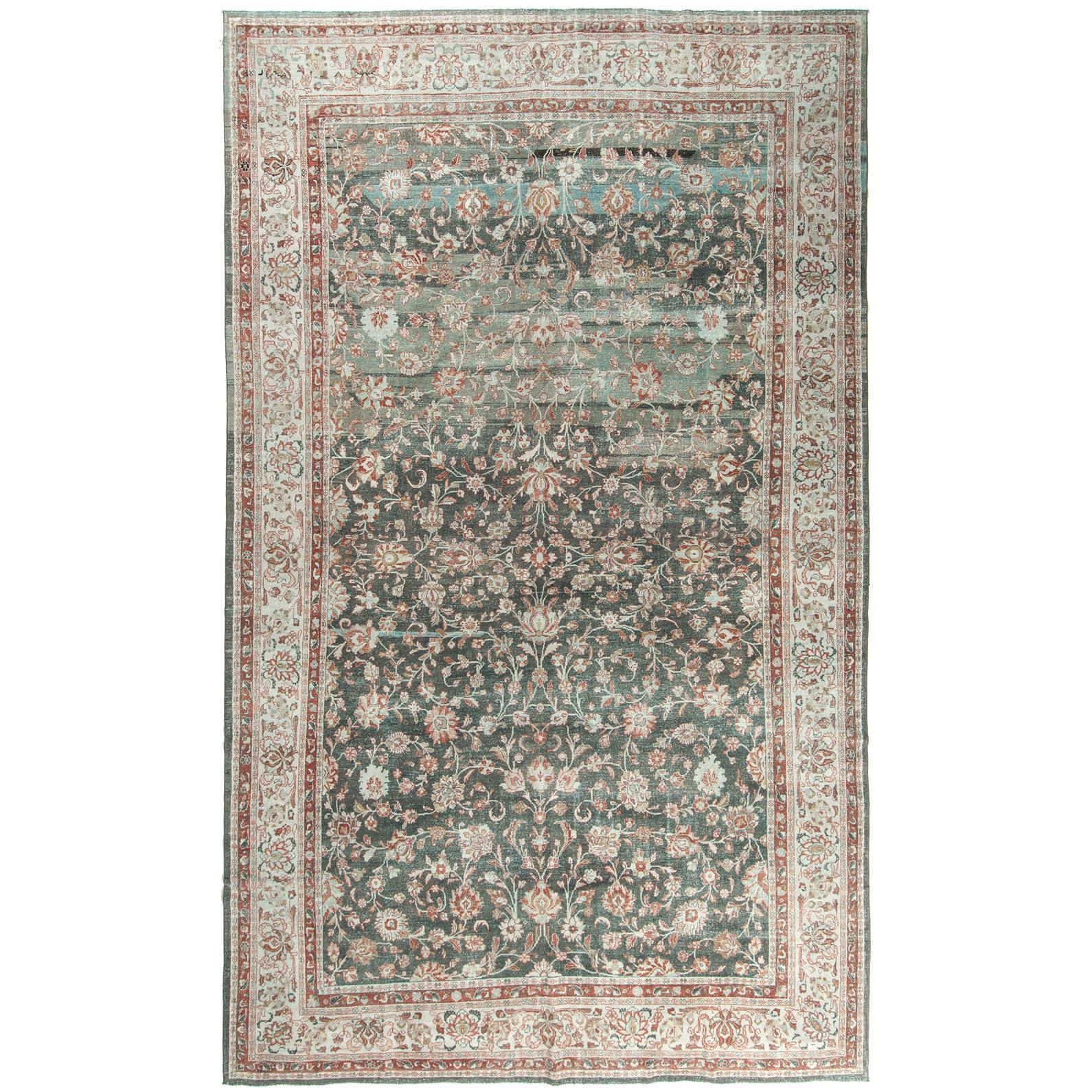 Vintage Persian Mahal Rug