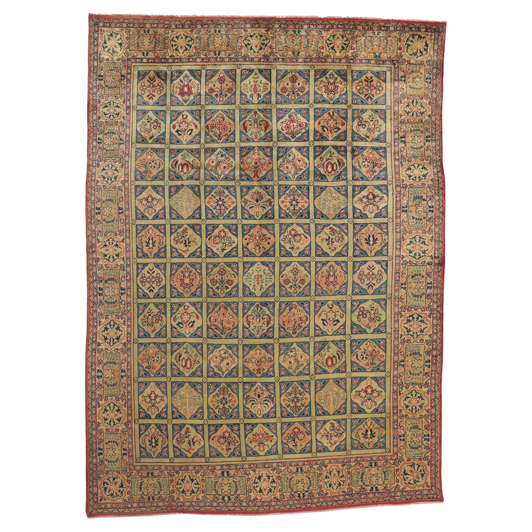 Tapis persan vintage Mahal en vente