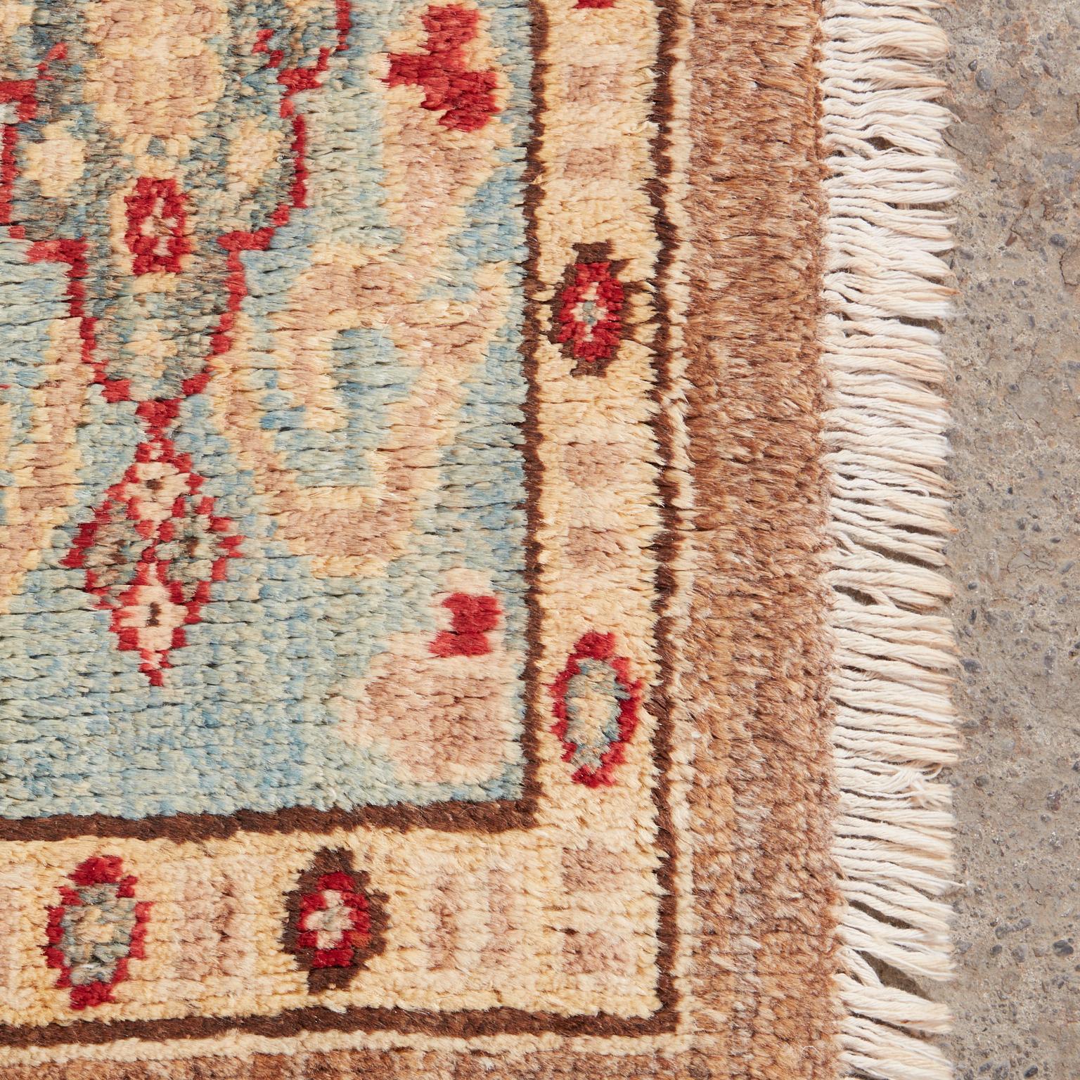 Contemporary Persian Mahal Style Rug Jewel Tones For Sale