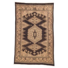 Persischer Mahal-Teppich im Stammes-Adirondack Lodge-Stil, Vintage