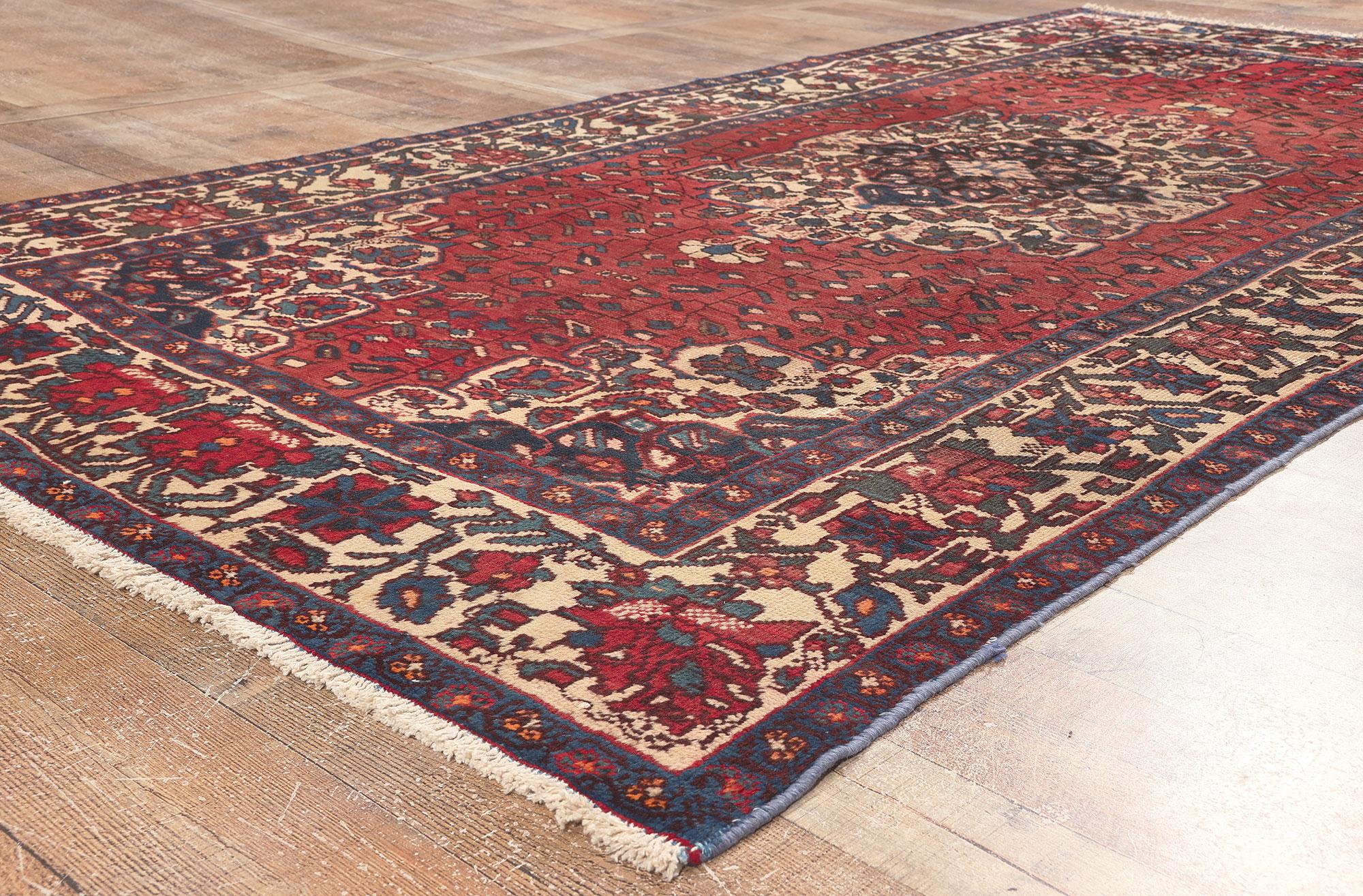 Persischer Mahal-Teppich im elisabethanischen Stil, Perpetually Posh Meets Elizabethan Style (Wolle) im Angebot