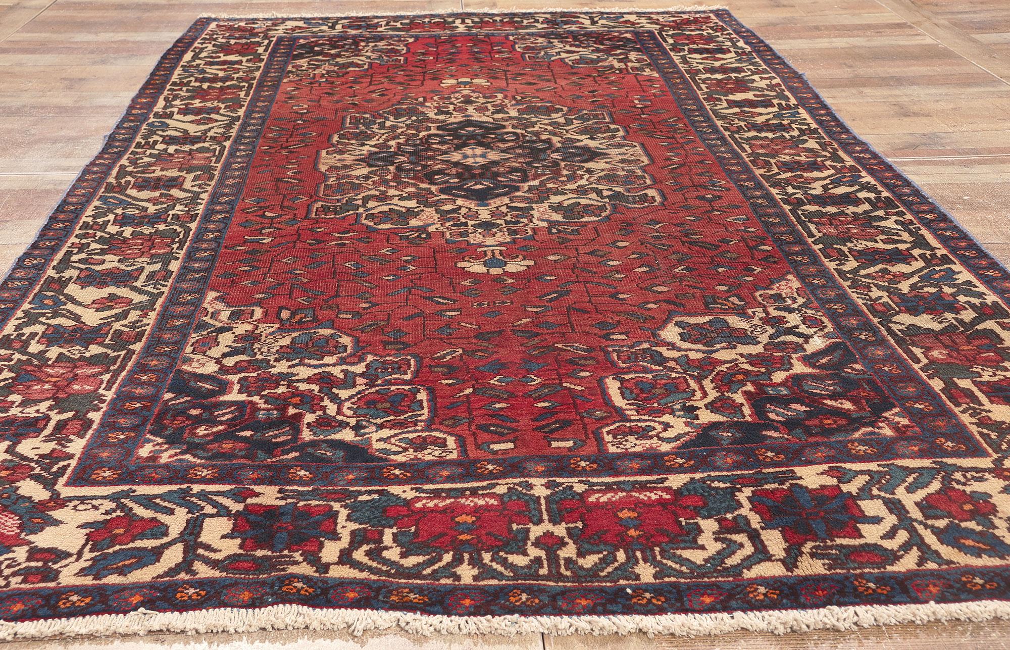 Persischer Mahal-Teppich im elisabethanischen Stil, Perpetually Posh Meets Elizabethan Style im Angebot 1