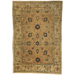 Tapis persan Mahal des années 1990 de style traditionnel, 12'09 x 18'09