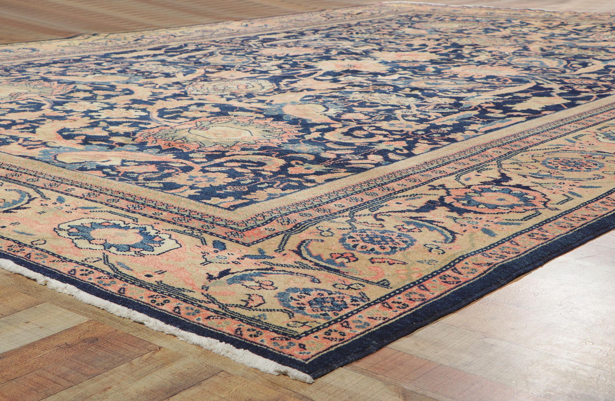 Late 19th Century Persian Sultanabad Mahal Carpet with Modern Style For Sale 3