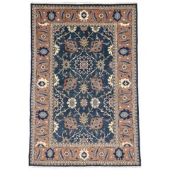 Vintage Persian Mahal Rug with Mina Khani Pattern and Spanish Revival Style