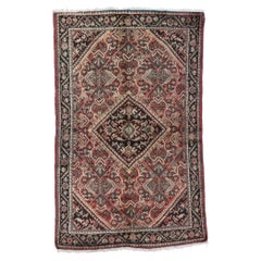 Tappeto persiano vintage Mahal con stile moderno e rustico