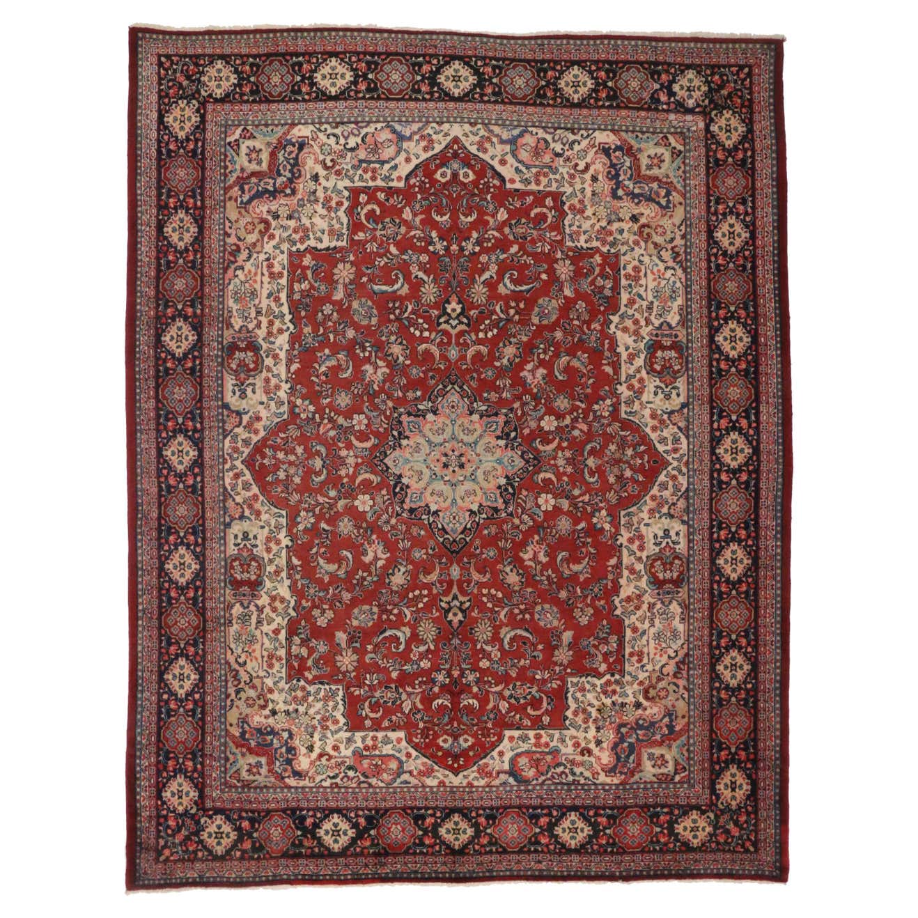 Vintage Persian Mahal Rug with Old World French Victorian Style For ...