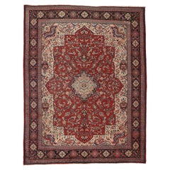 Vintage Persian Mahal Rug with Old World French Victorian Style