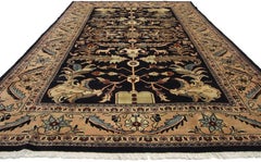 Vintage Persian Mahal Rug with Traditional Style