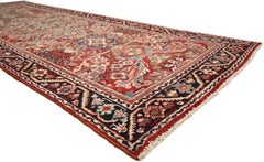 Vintage Persian Mahal Runner, Traditional Style Hallway Runner