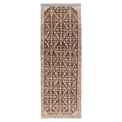 Vintage Persian Mahal Runner with All-Over Herati Design