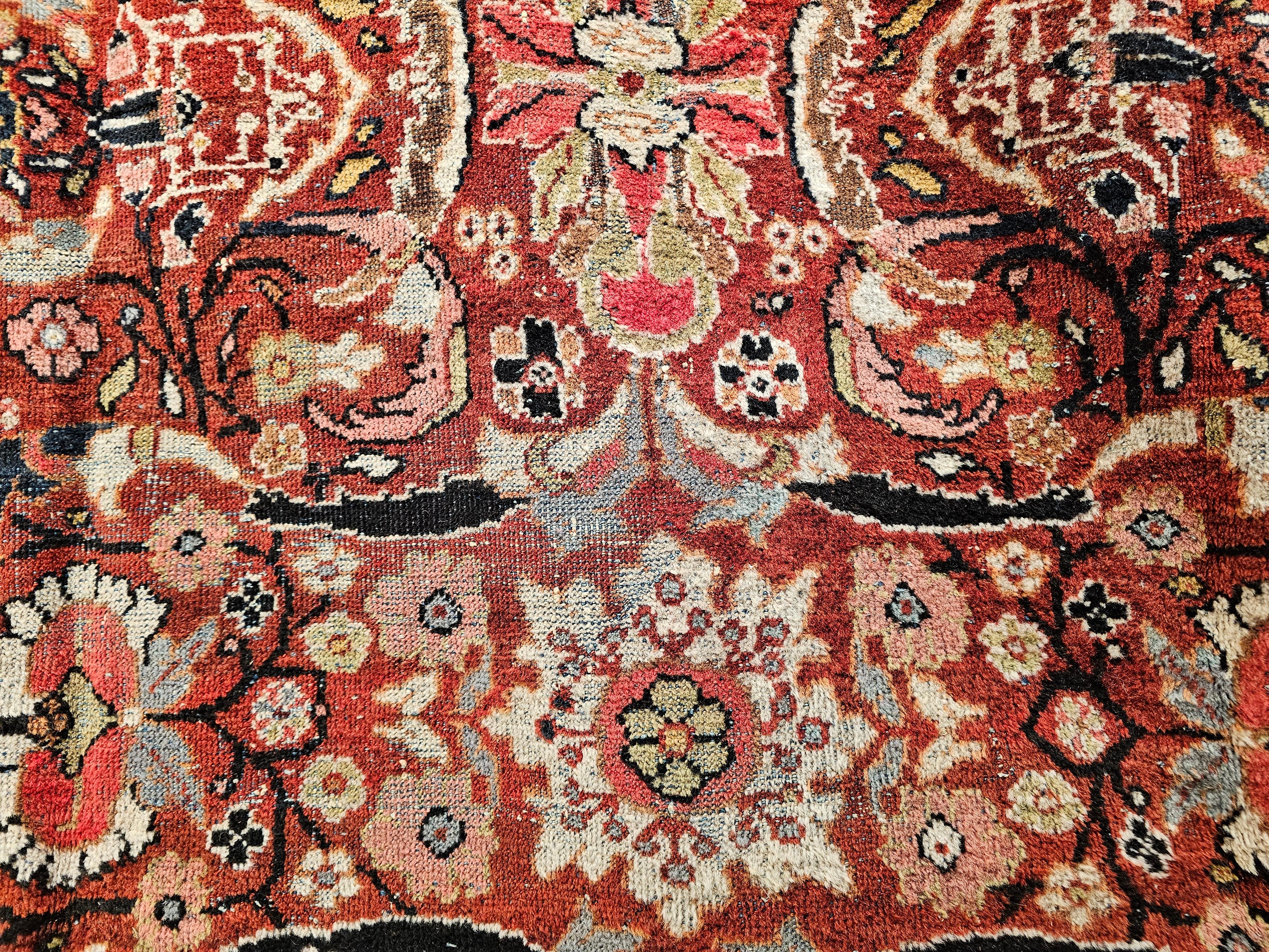 Vintage Persian Mahal Sultanabad in an Allover Pattern For Sale 6