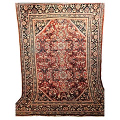 Persischer Mahal Sultanabad im Vintage-Stil in Allover-Muster