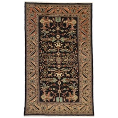 Vintage Persian Mahal William Morris Inspired Rug with Arts & Crafts Style