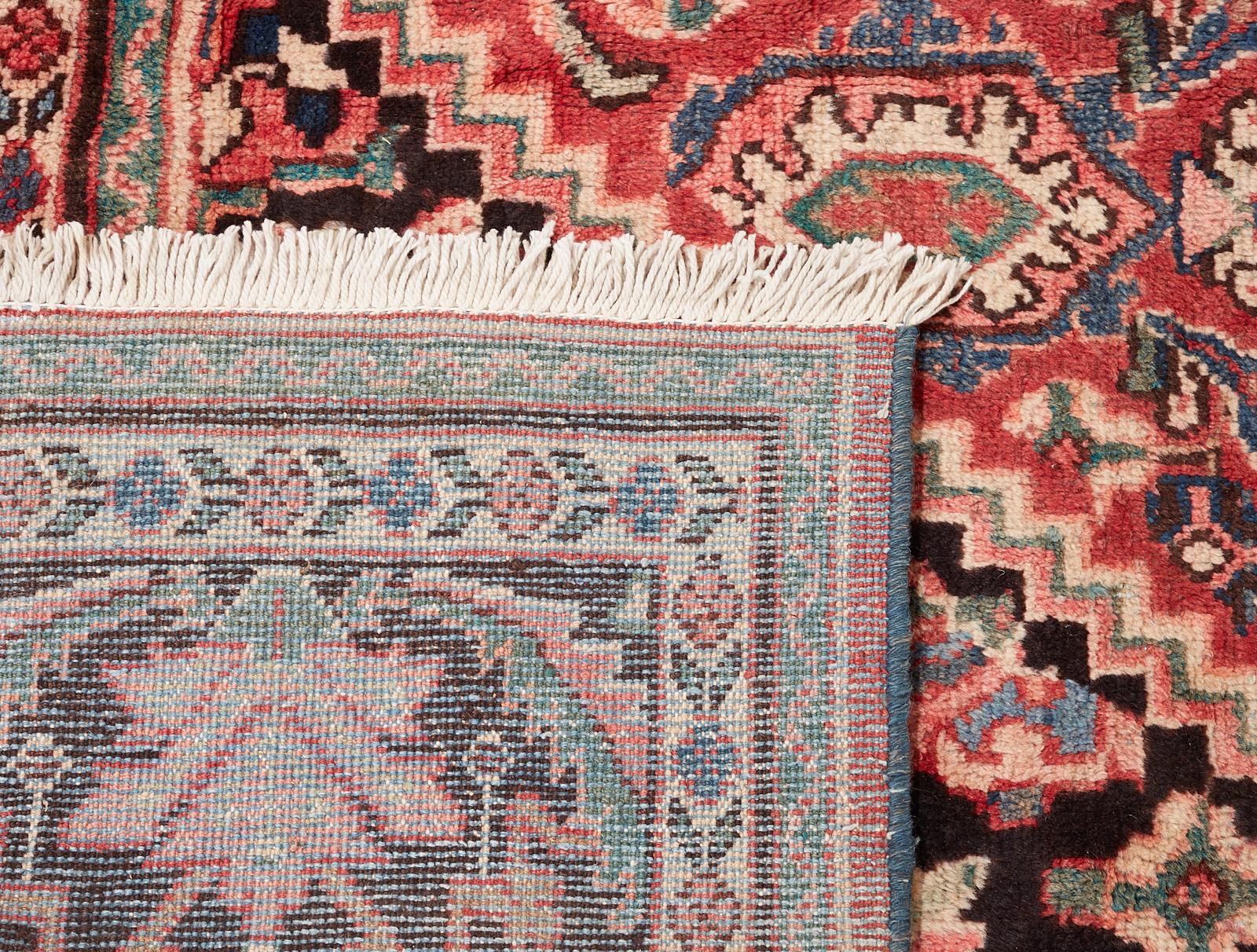 Vintage Persian Mahal Wool Rug For Sale 10