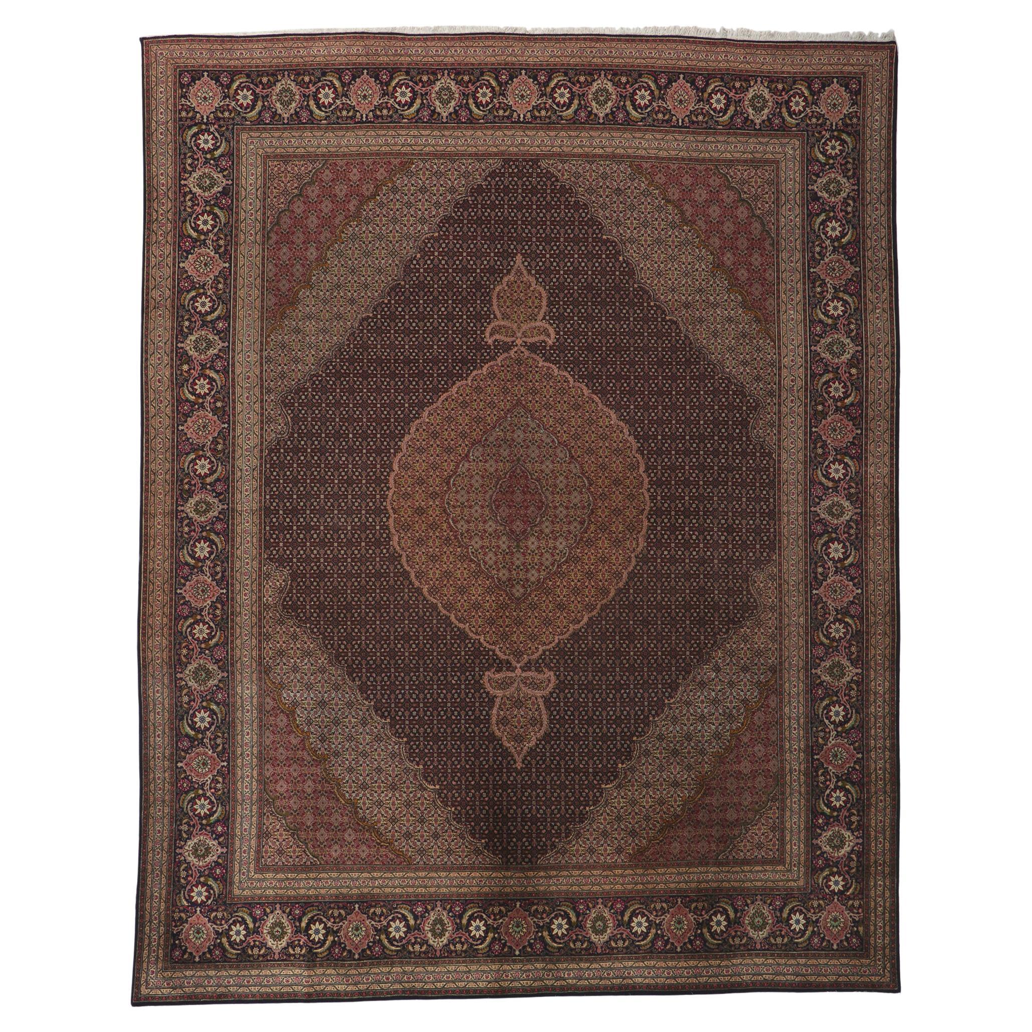 Tapis persan vintage Mahi Tabriz